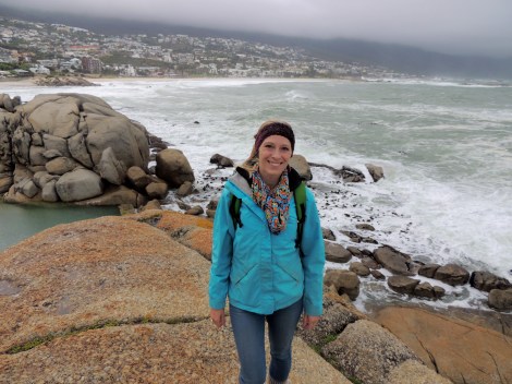 Me ruining the view at Maiden's Cove.