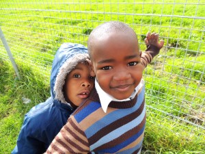 Two students at Walter Teka