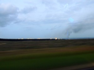 Blurry South African cut block - stumps and sand!