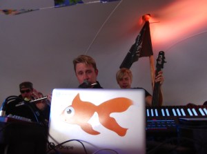 "He's playing the jazz flute!"