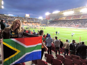 Rocking the SA flag