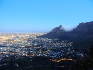 Cape Town at dusk