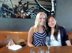 Hannah and I - very happy/full campers!