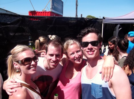 Ran into some more friends at Mzoli's!