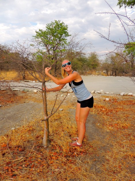 Hugging the babyab - 75 years young!