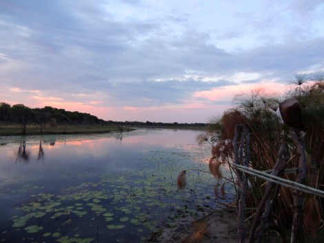 Looking down the Bora River
