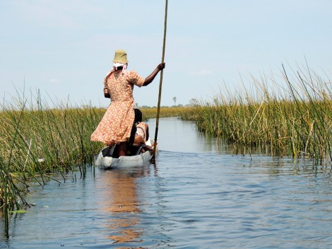 Poling down the Bora