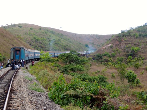 And the locals started a fire while we waited...