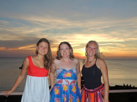 Julia, Emily, and I at the Africa House