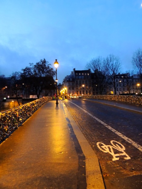 One of the love lock bridges