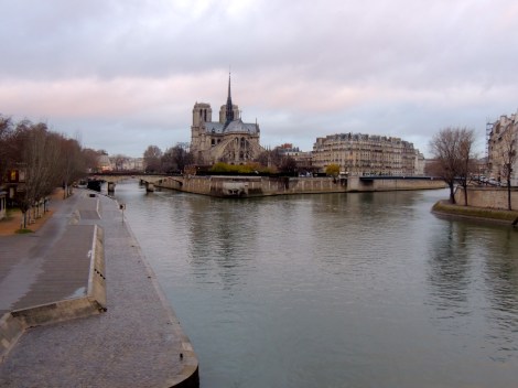 Breakfast view after wandering out of St Germain