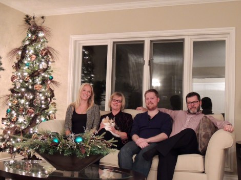 The best looking family around (and our weird cat).