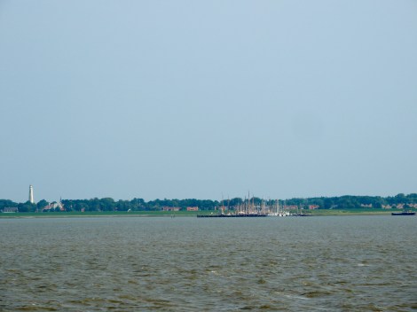 View of the island from the ferry