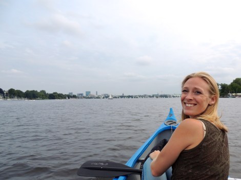 Looking out to the city