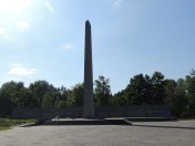 The overall memorial at Bergen-Belsen