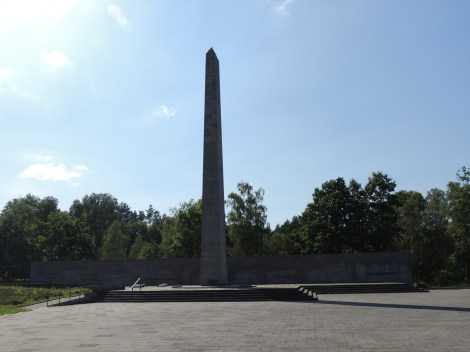 The overall memorial at Bergen-Belsen