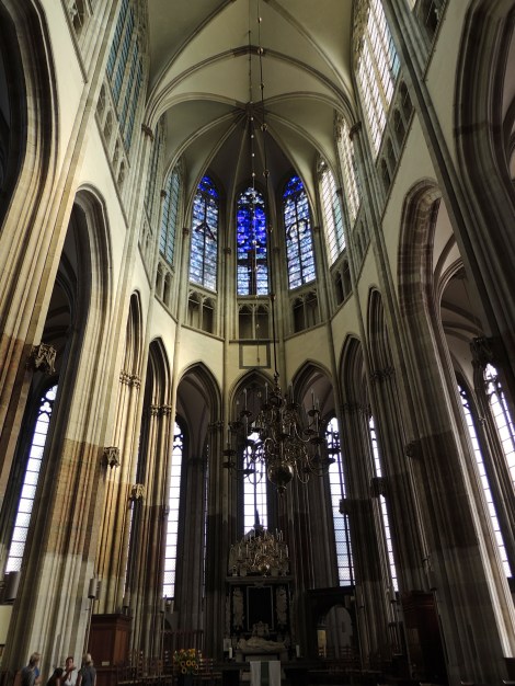 Inside the cathedral
