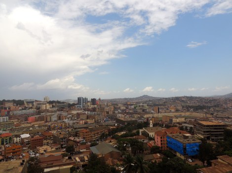 Views of Kampala from the minaret (50.5m high).