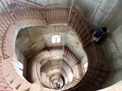 Stairs back down the minaret.