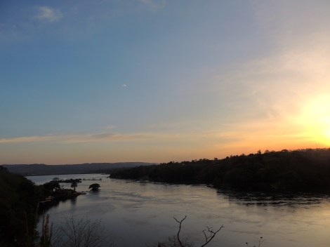 It takes roughly 3 months for the water to travel from this point to the Mediterranean - a journey of roughly 6400km.